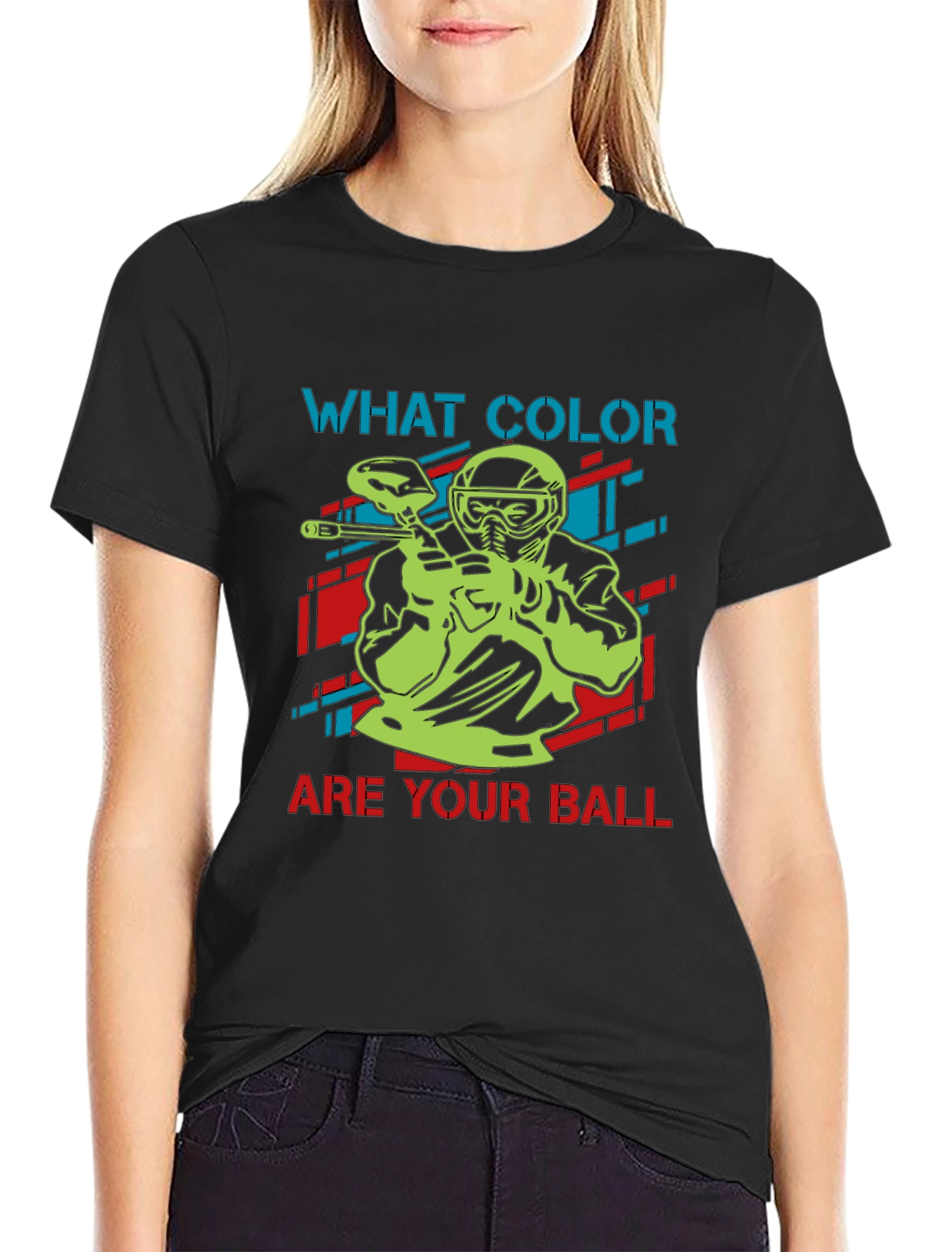 Paintball T-Shirt - What Color Are Your Ball?