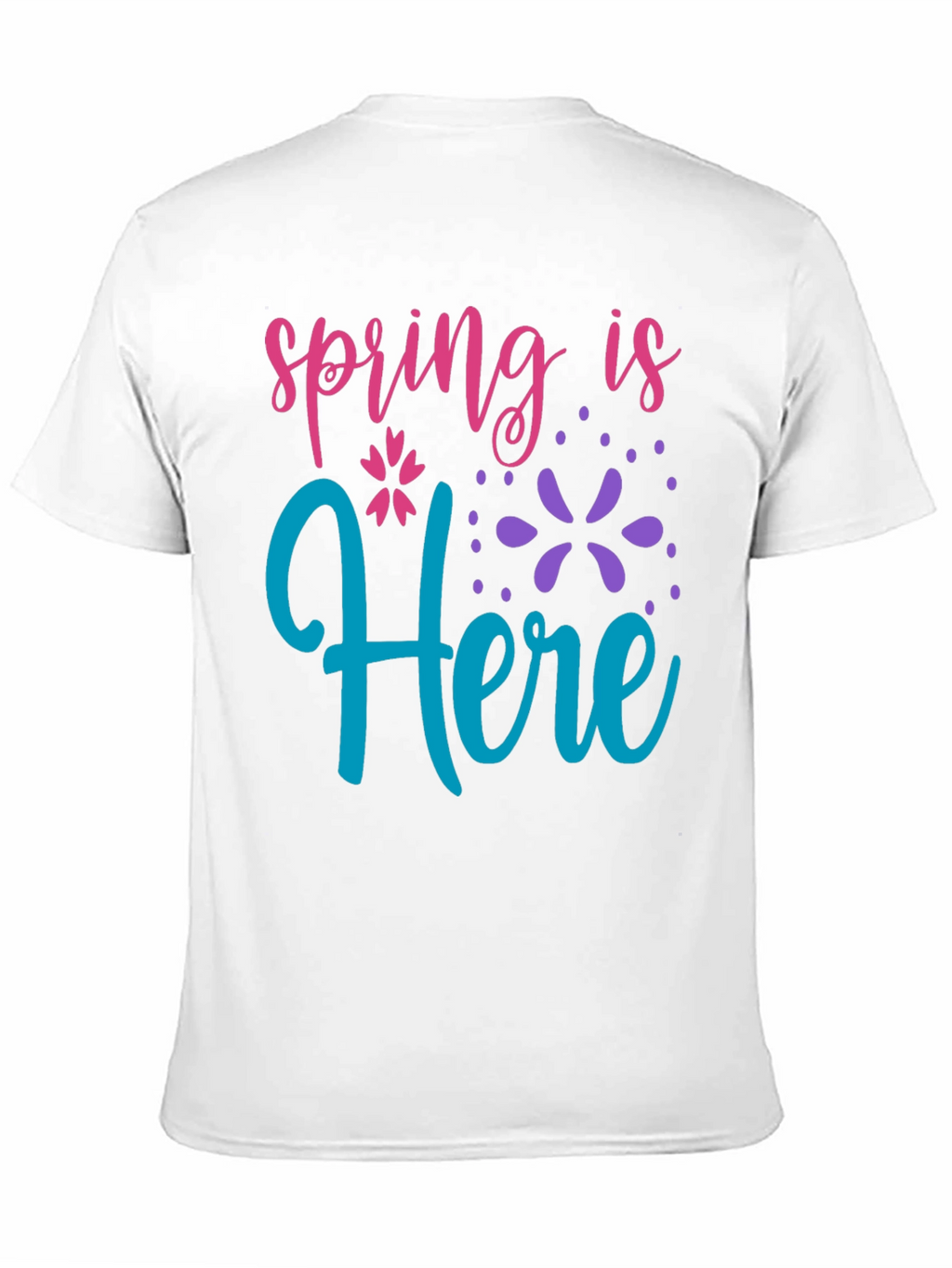 Spring is Here Black T-Shirt