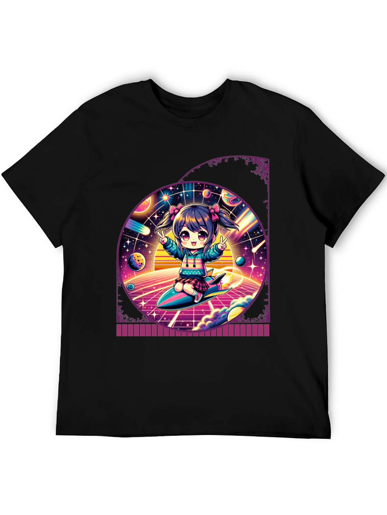 Anime Girl Space T-Shirt