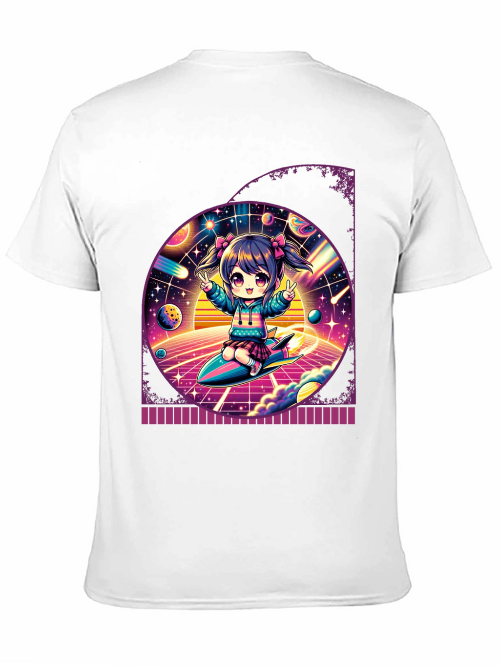 Anime Girl Space T-Shirt