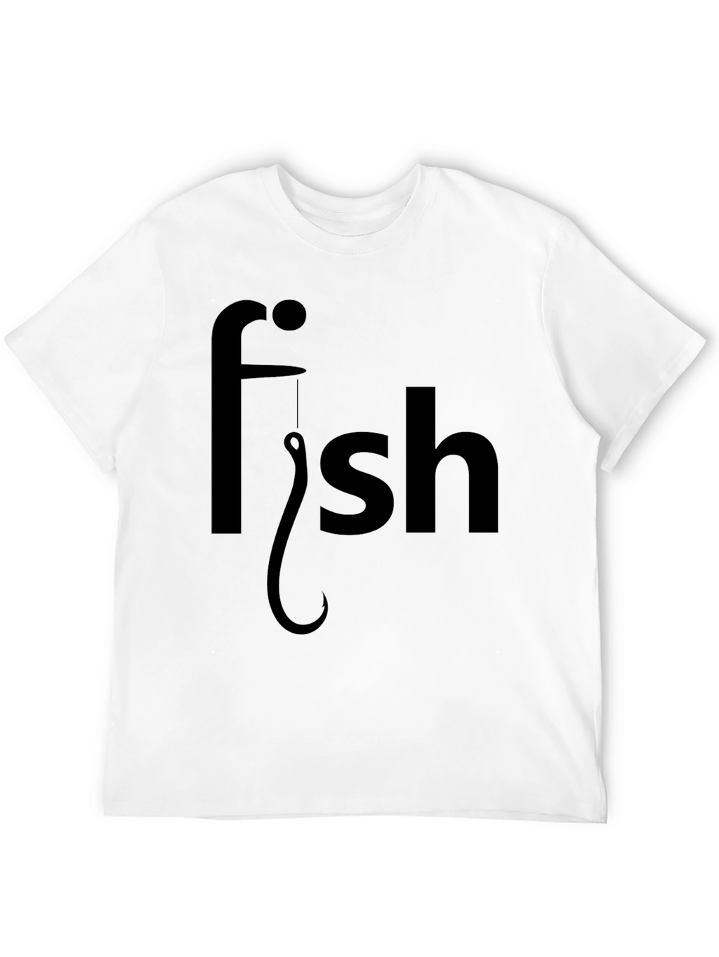 Funny Fishing T-Shirt - Fish Hook Design