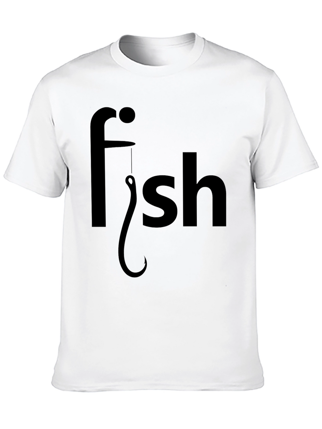 Funny Fishing T-Shirt - Fish Hook Design