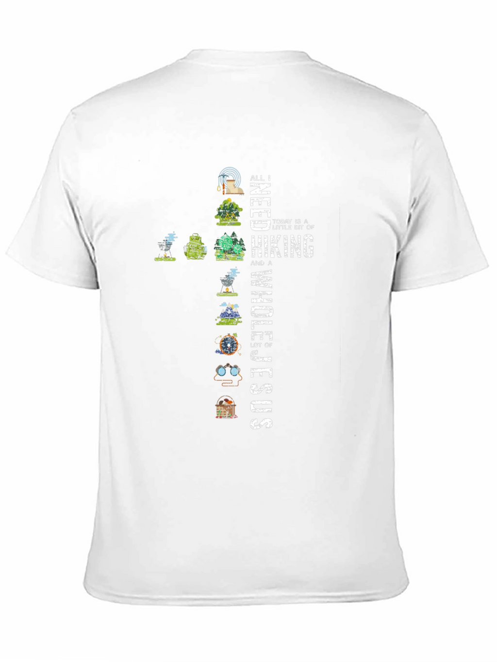 Hiking & Jesus Graphic Tee