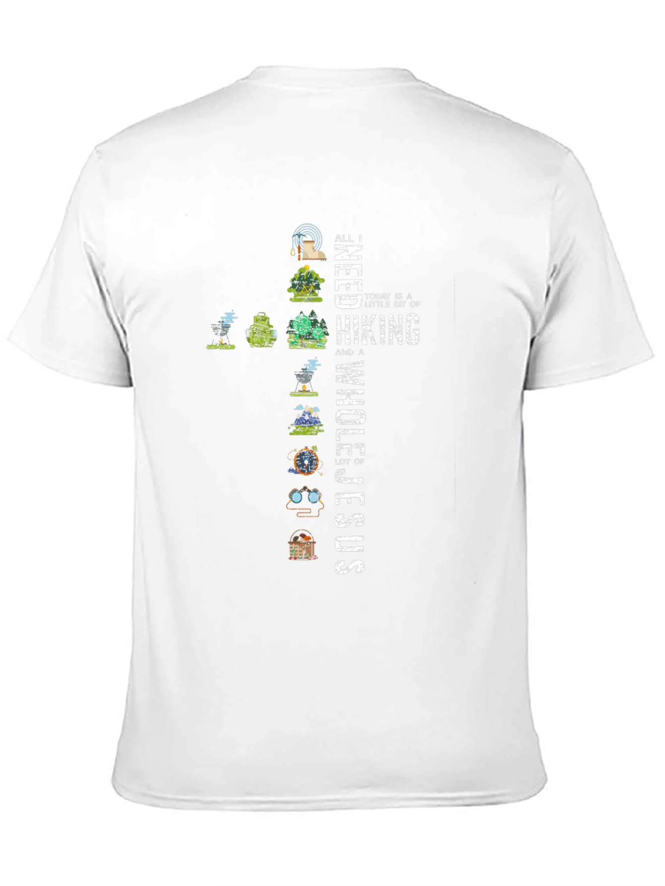 Hiking & Jesus Graphic Tee