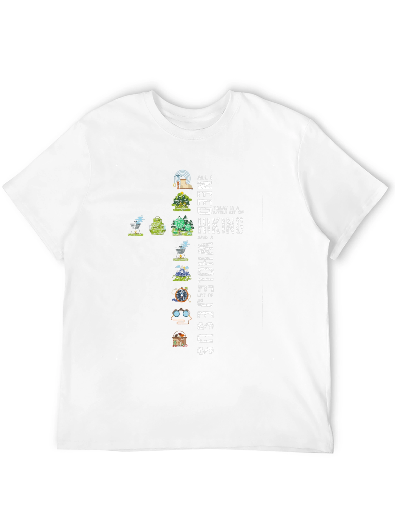 Hiking & Jesus Graphic Tee