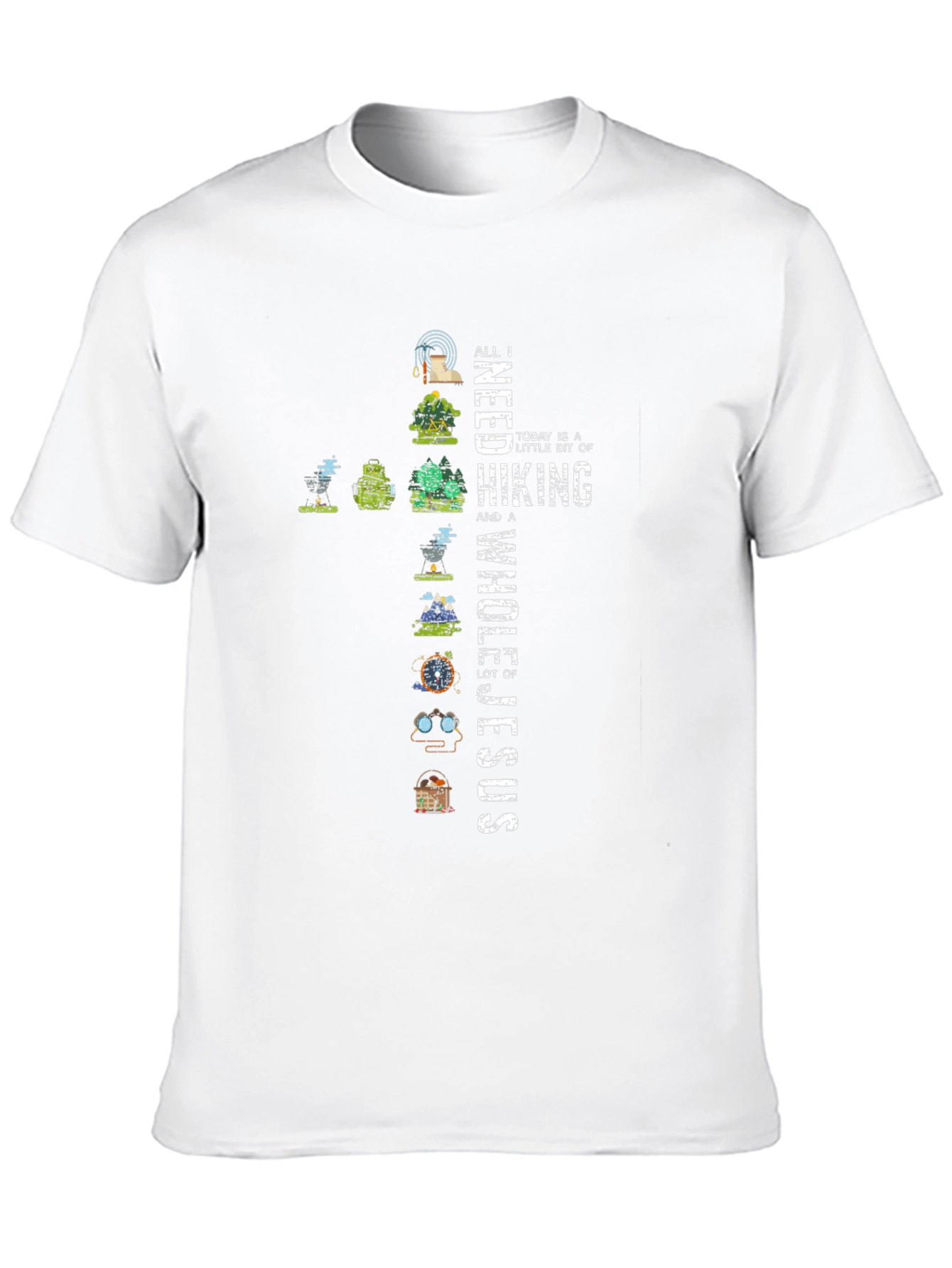 Hiking & Jesus Graphic Tee