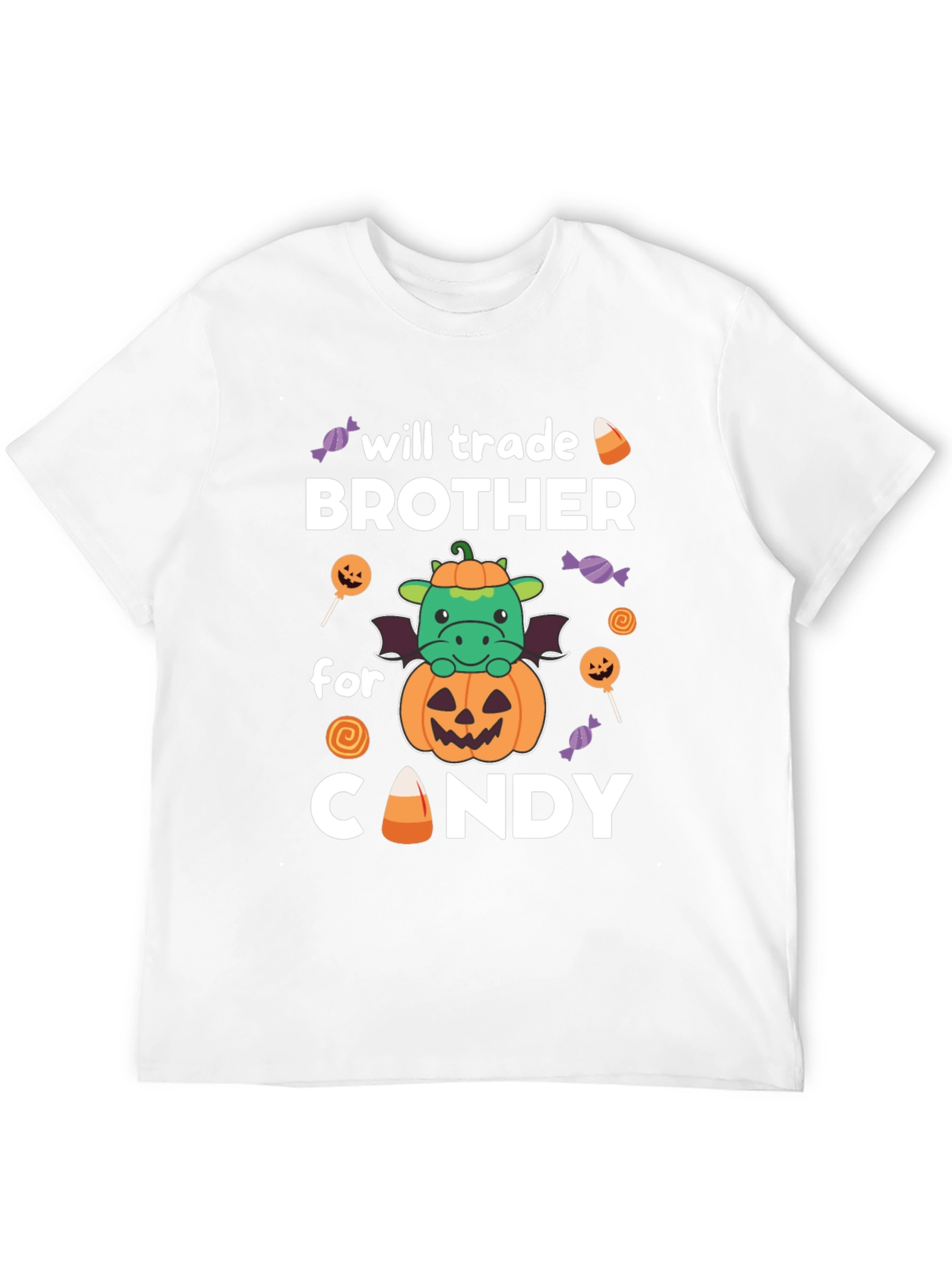 Will Trade Brother For Candy Halloween Dragon T-Shirt