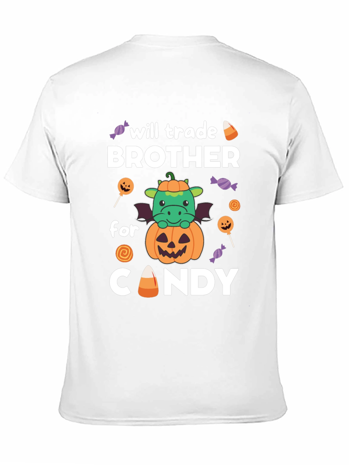 Will Trade Brother For Candy Halloween Dragon T-Shirt