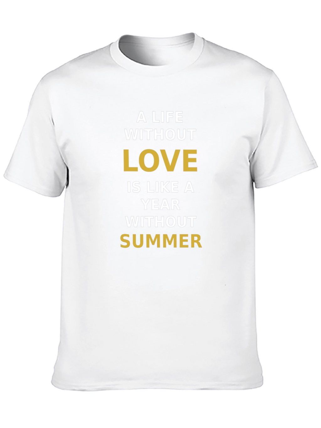 A Life Without Love Mens T-shirt