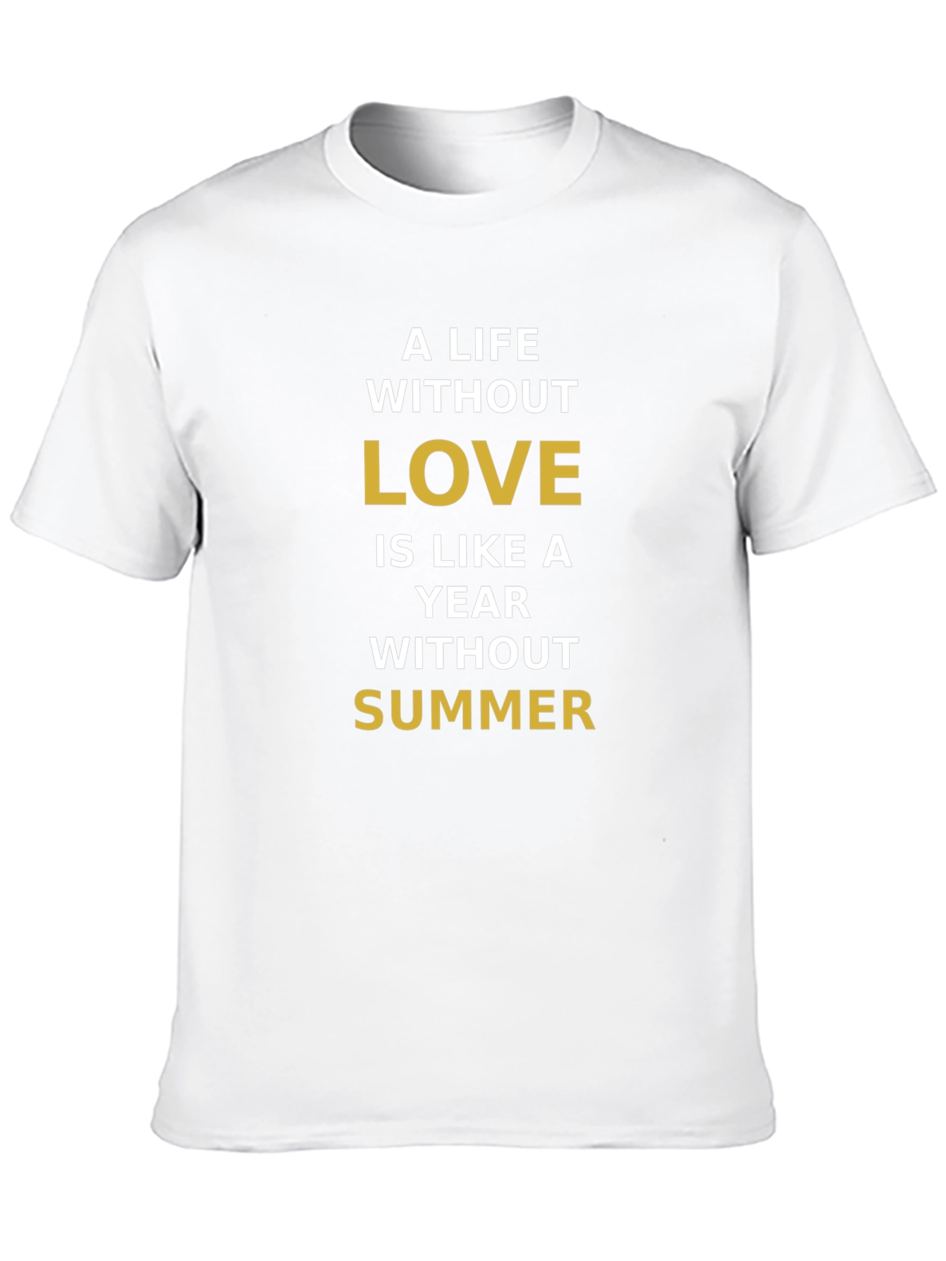 A Life Without Love Mens T-shirt
