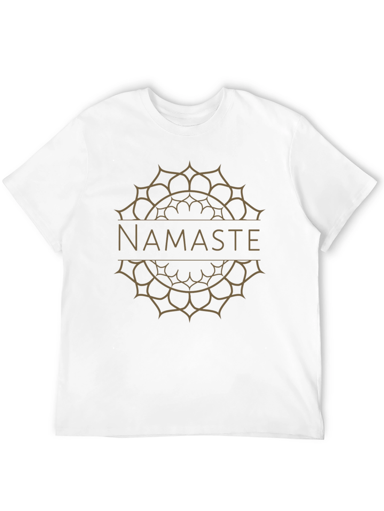Namaste Mandala Graphic T-Shirt - Black