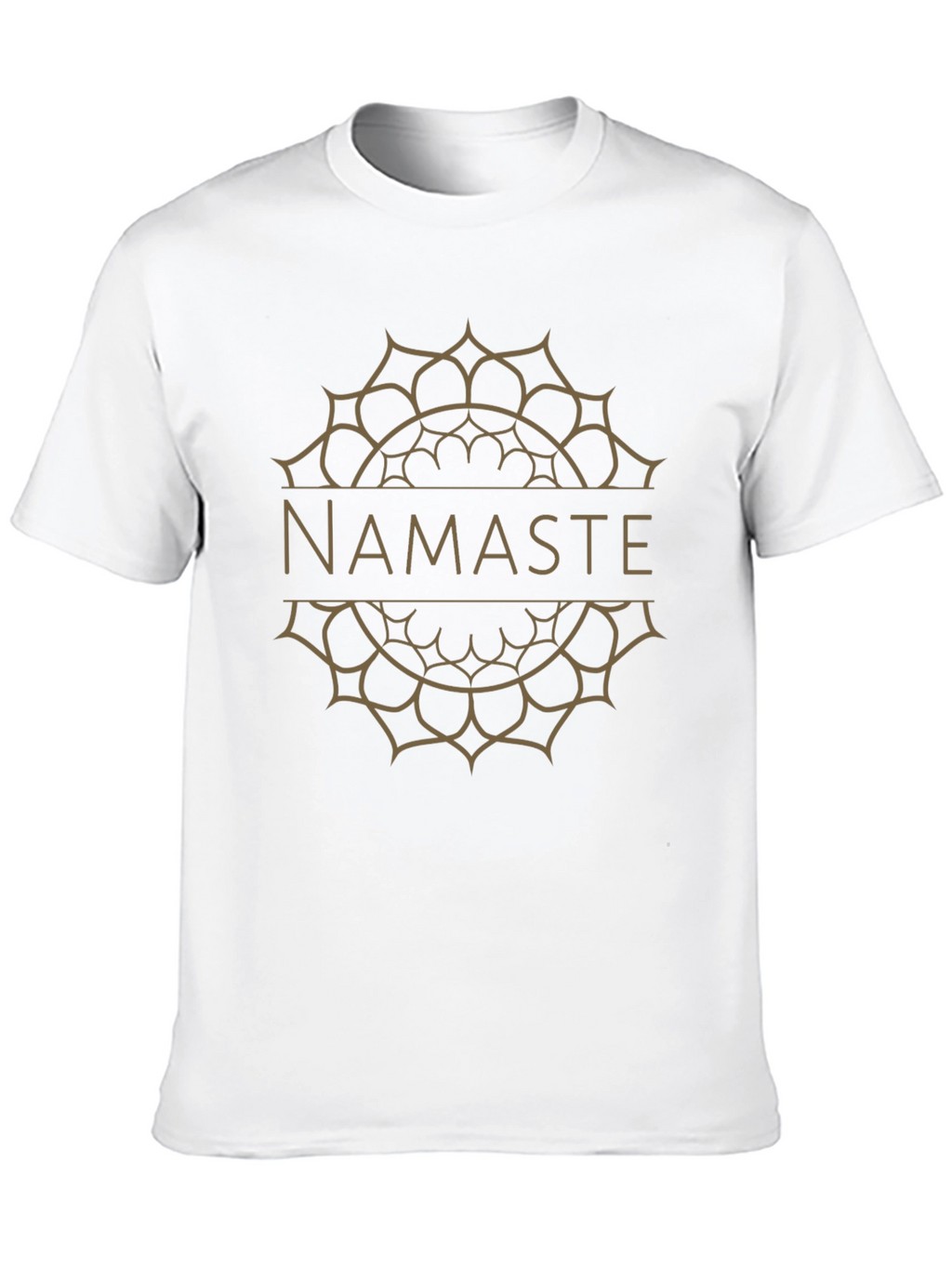 Namaste Mandala Graphic T-Shirt - Black