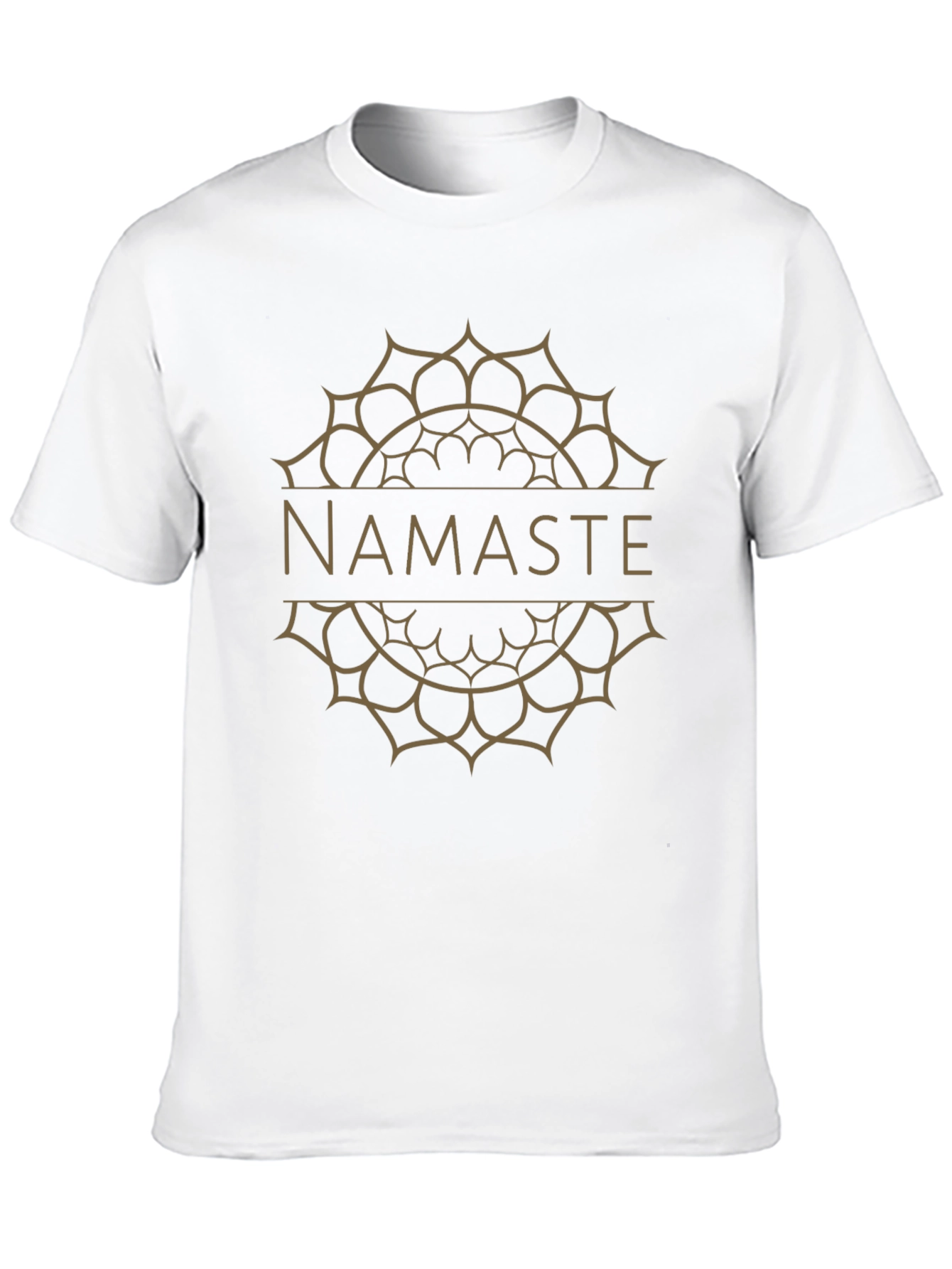 Namaste Mandala Graphic T-Shirt - Black