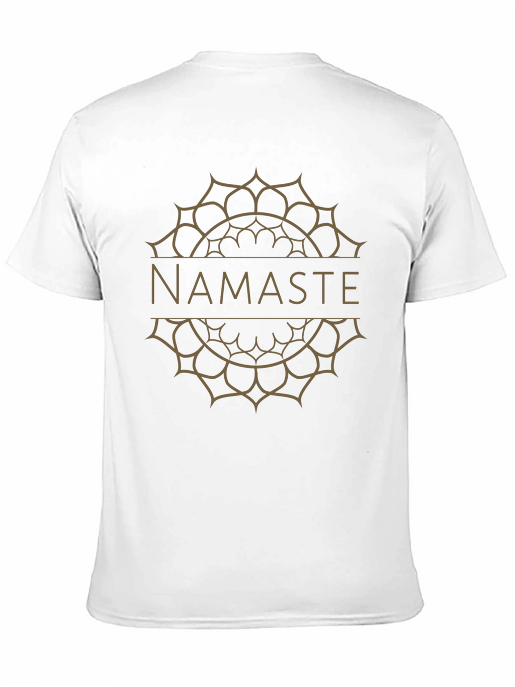 Namaste Mandala Graphic T-Shirt - Black