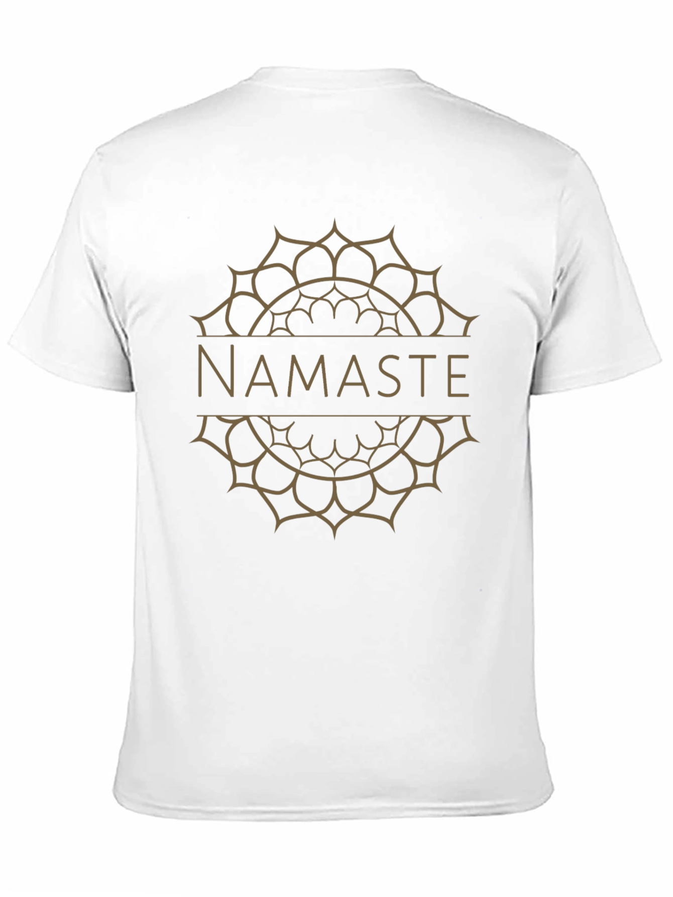 Namaste Mandala Graphic T-Shirt - Black