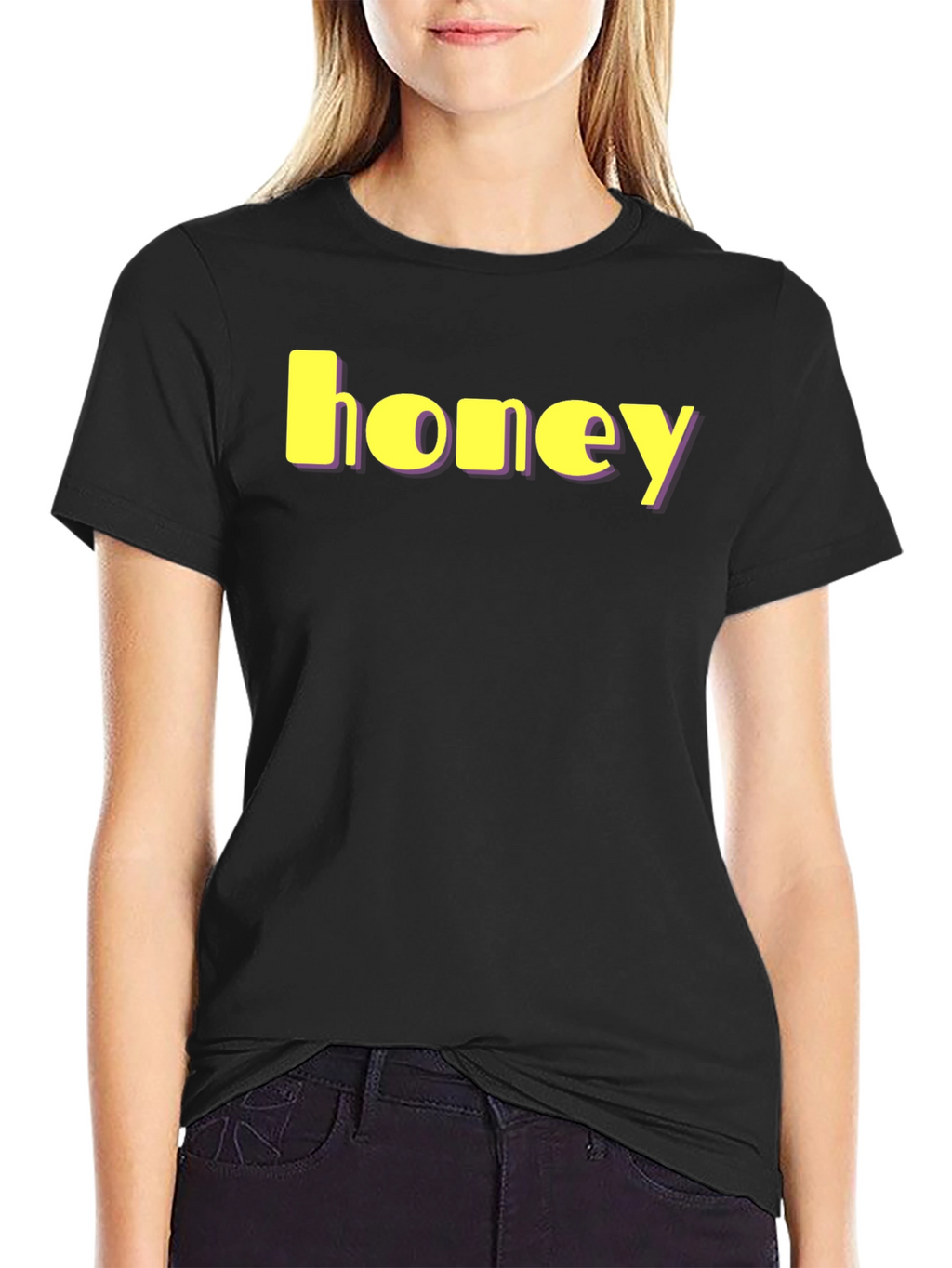 Honey Graphic Tee - Modern Style