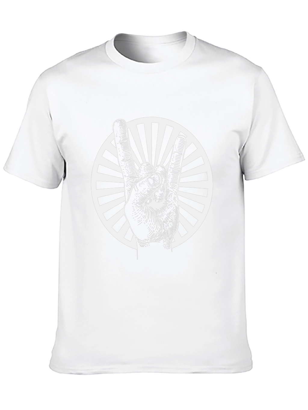 Rock On Black Graphic Tee