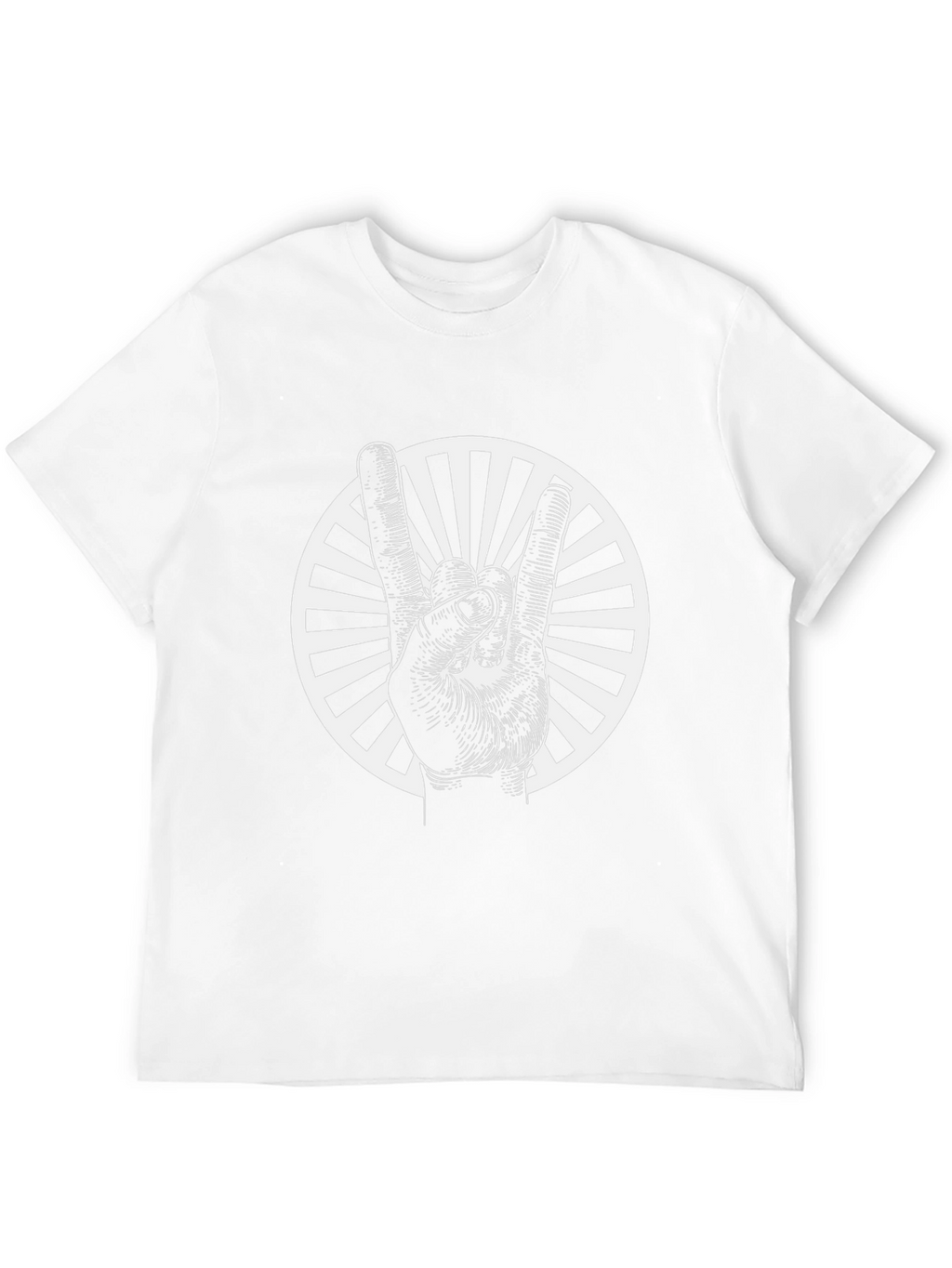 Rock On Black Graphic Tee