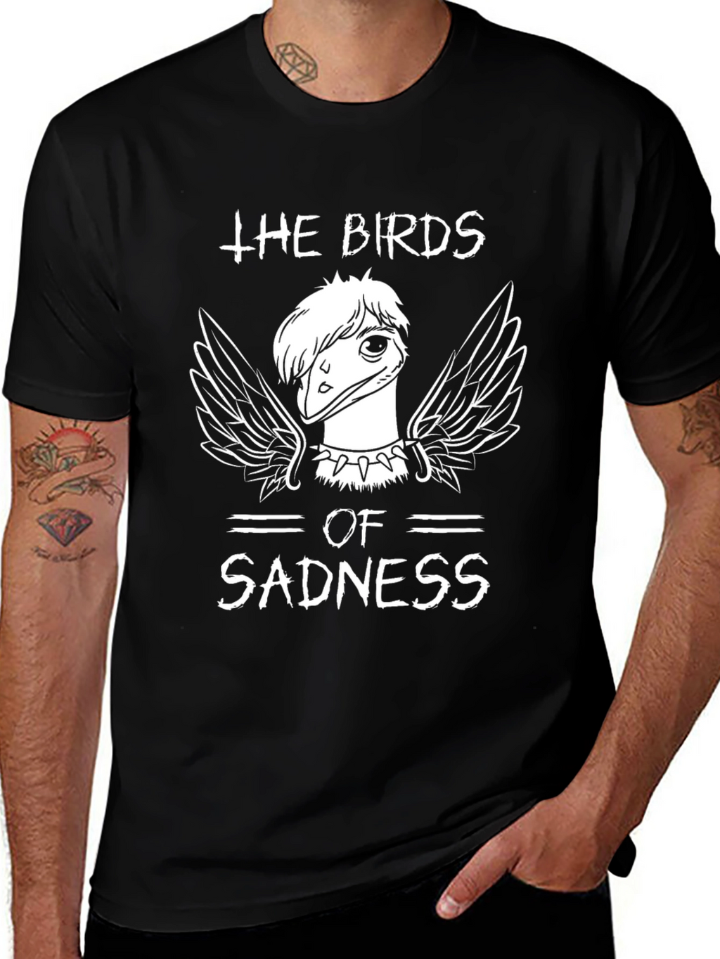 The Birds of Sadness Graphic T-Shirt
