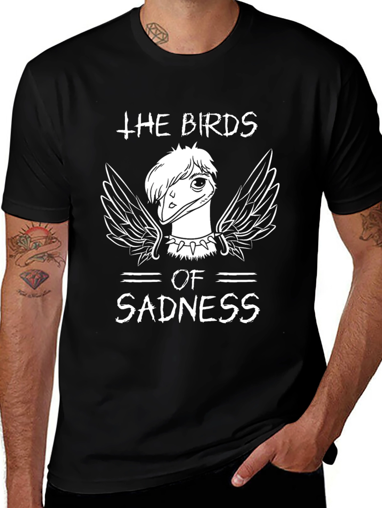 The Birds of Sadness Graphic T-Shirt