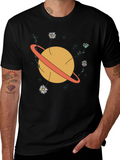 Planet Flowers Graphic T-Shirt