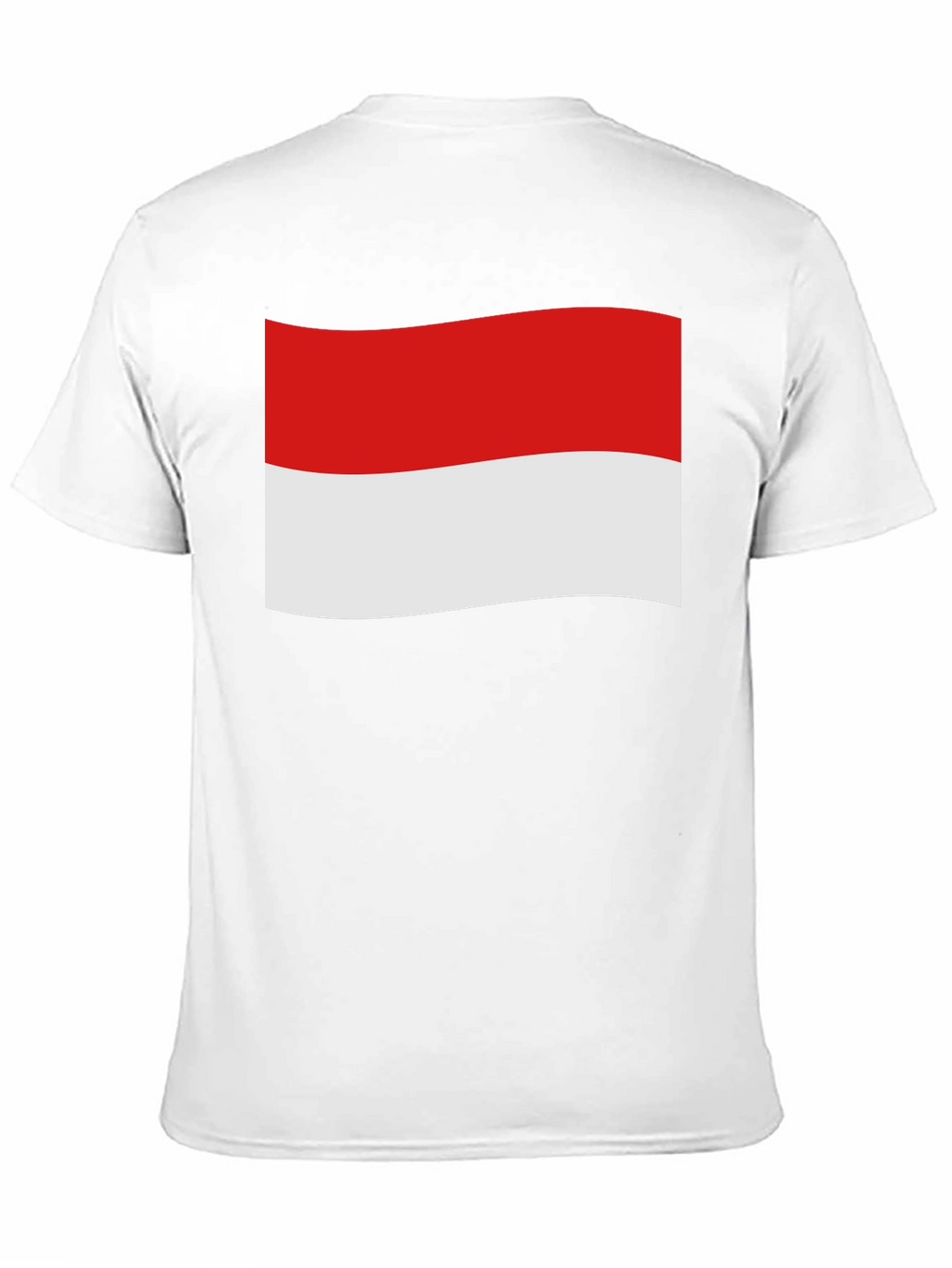 Indonesia Flag Graphic Black T-Shirt