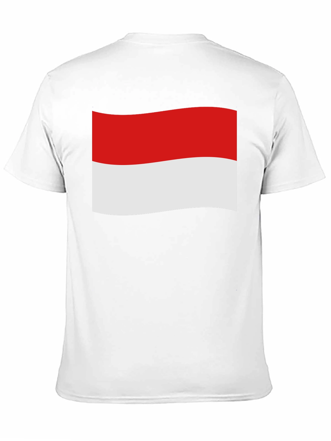 Indonesia Flag Graphic Black T-Shirt