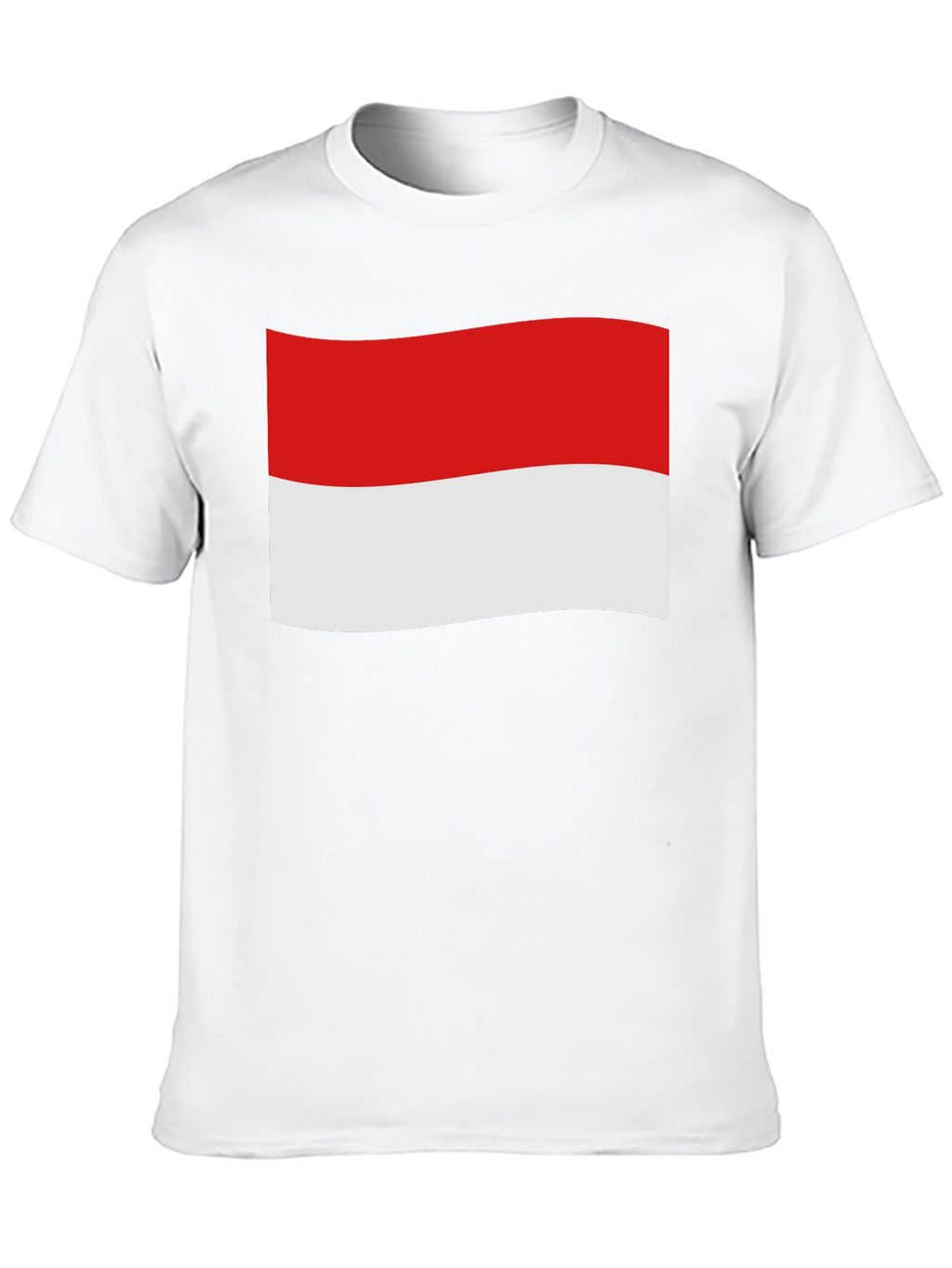 Indonesia Flag Graphic Black T-Shirt