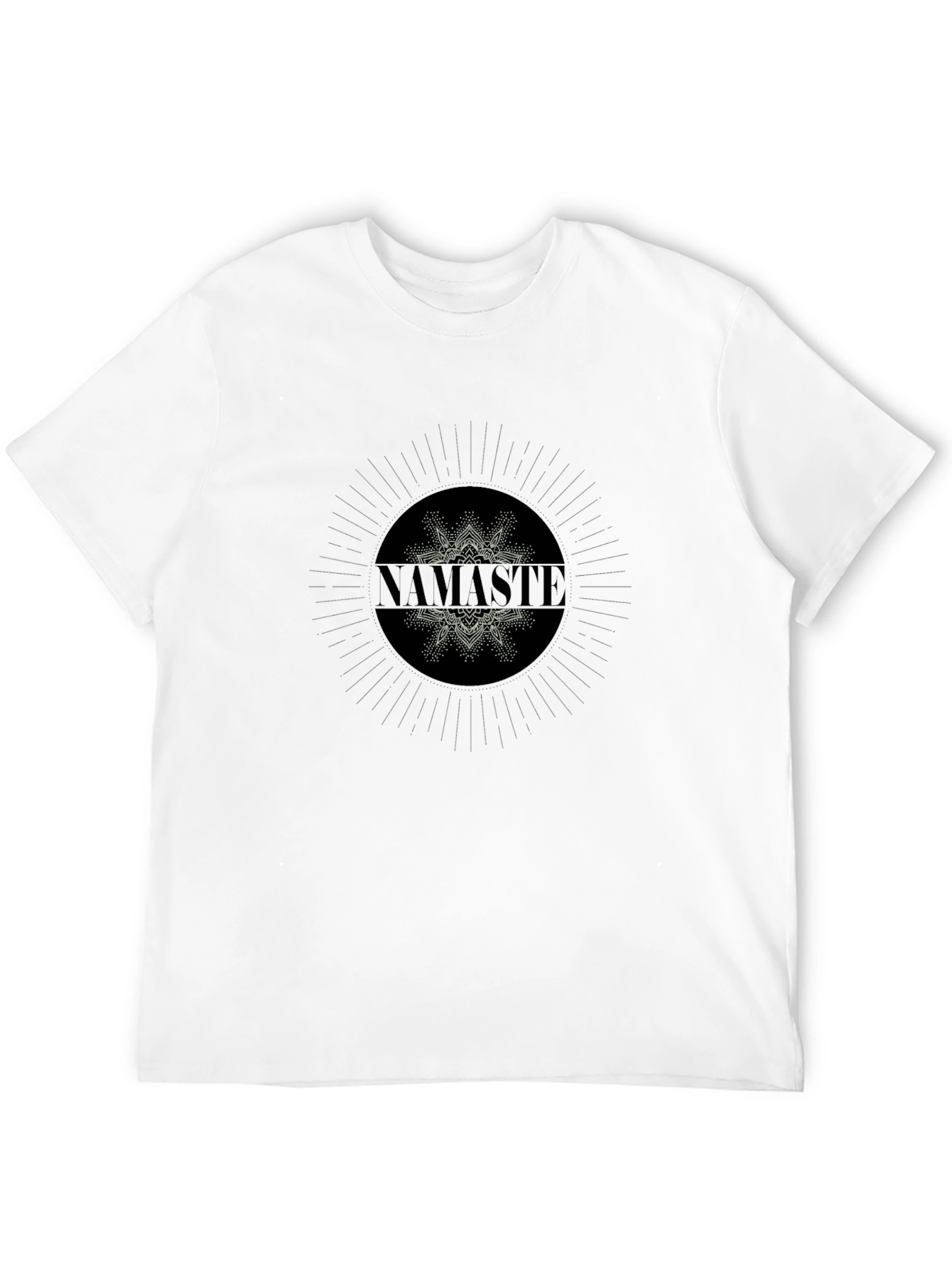 Namaste Graphic Black T-Shirt
