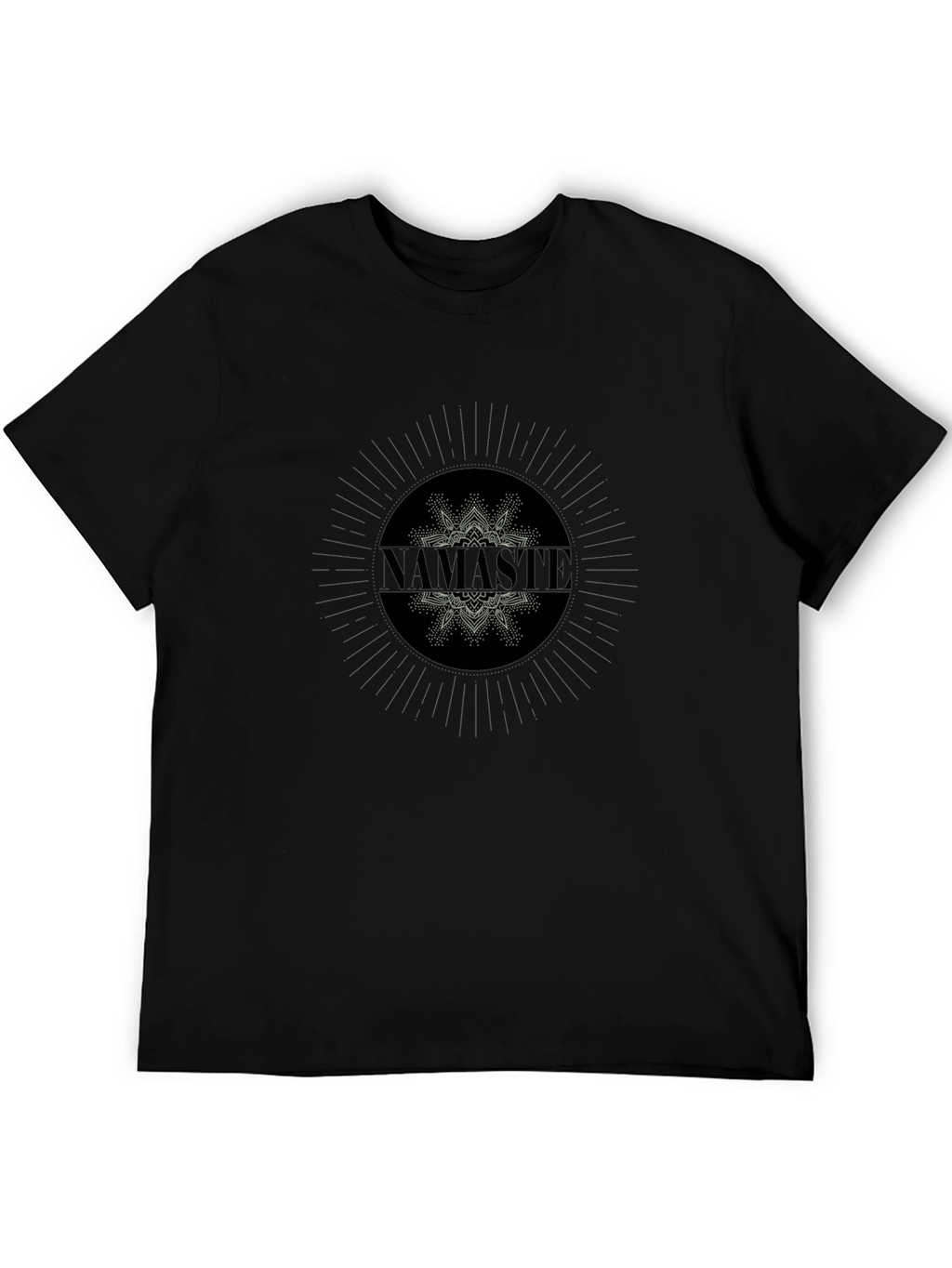 Namaste Graphic Black T-Shirt