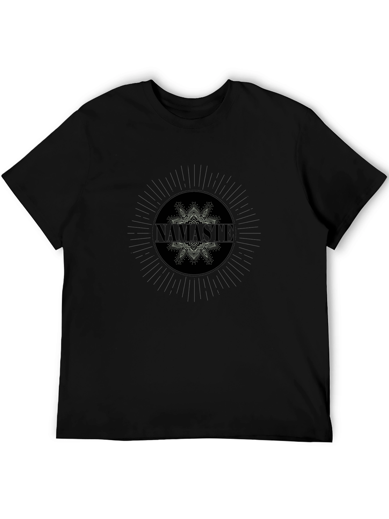 Namaste Graphic Black T-Shirt