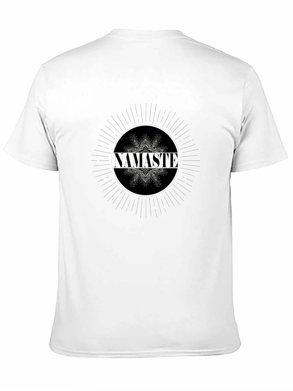 Namaste Graphic Black T-Shirt