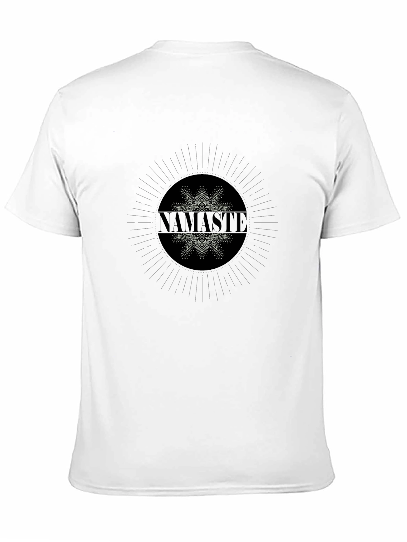 Namaste Graphic Black T-Shirt