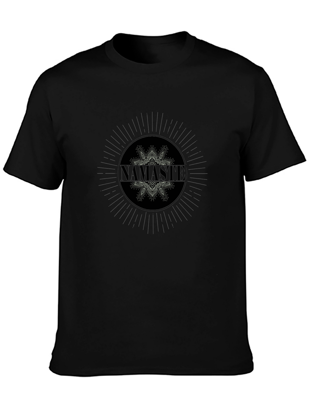 Namaste Graphic Black T-Shirt