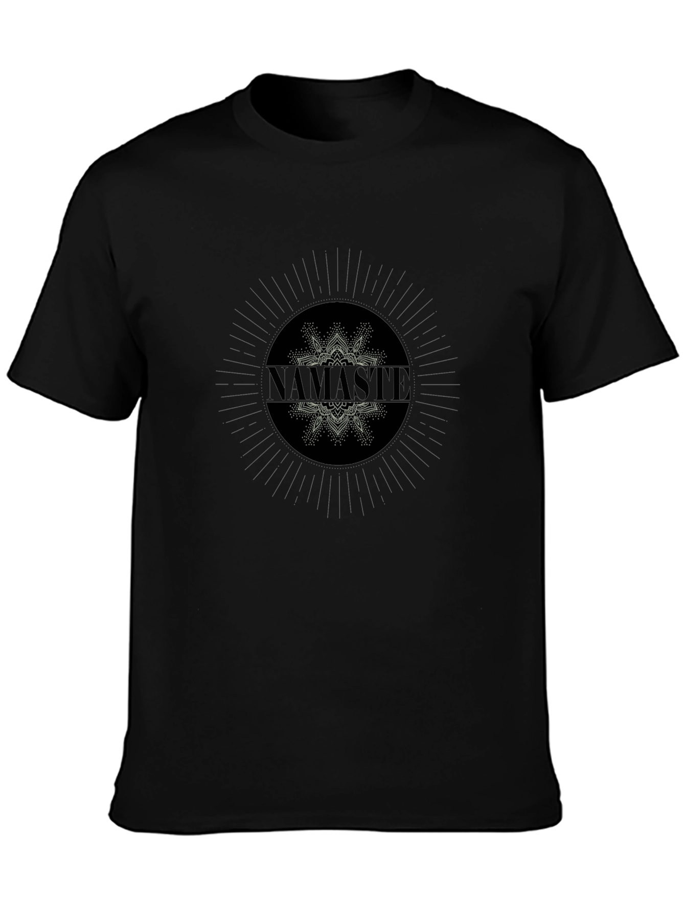 Namaste Graphic Black T-Shirt