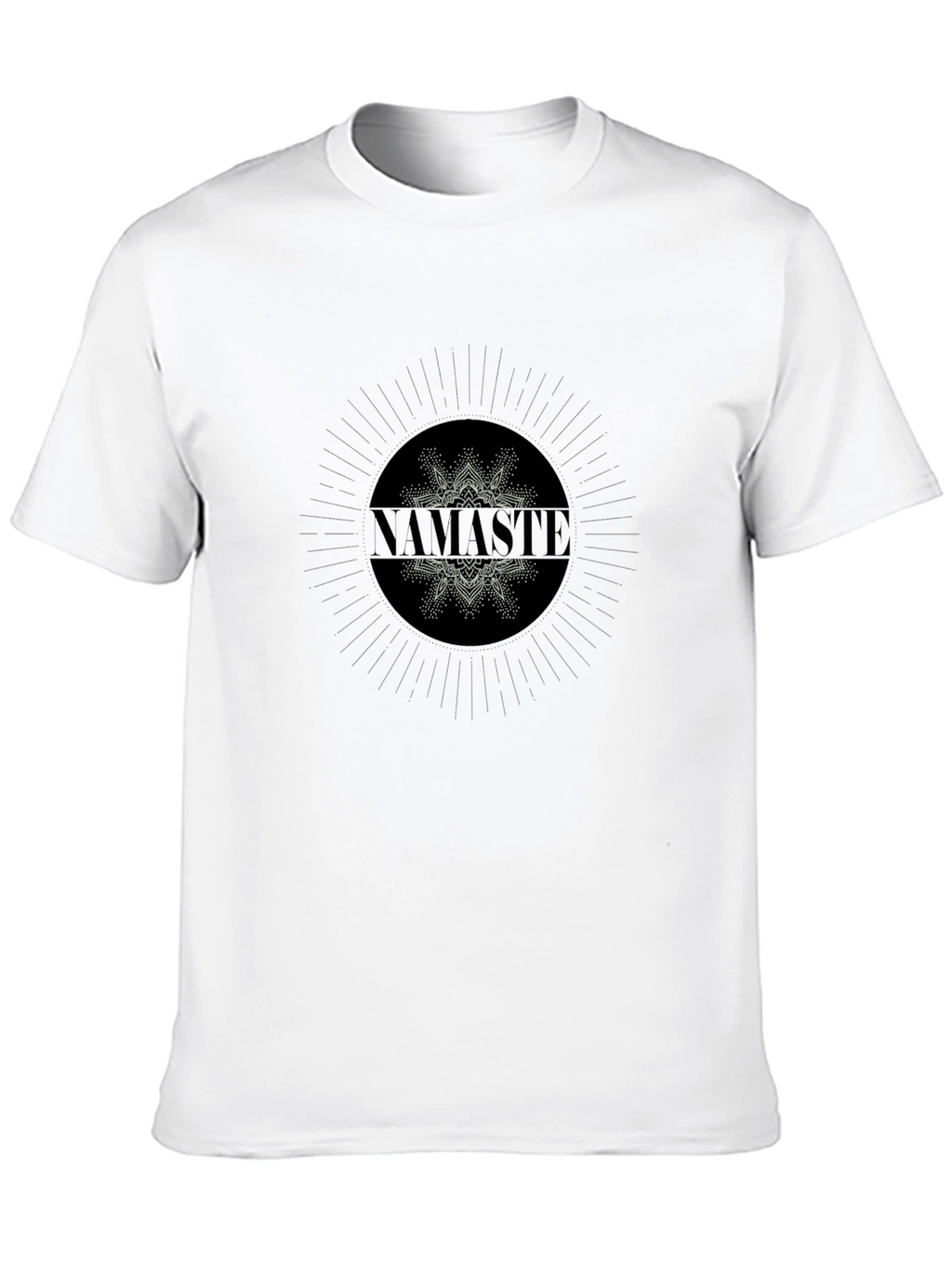 Namaste Graphic Black T-Shirt