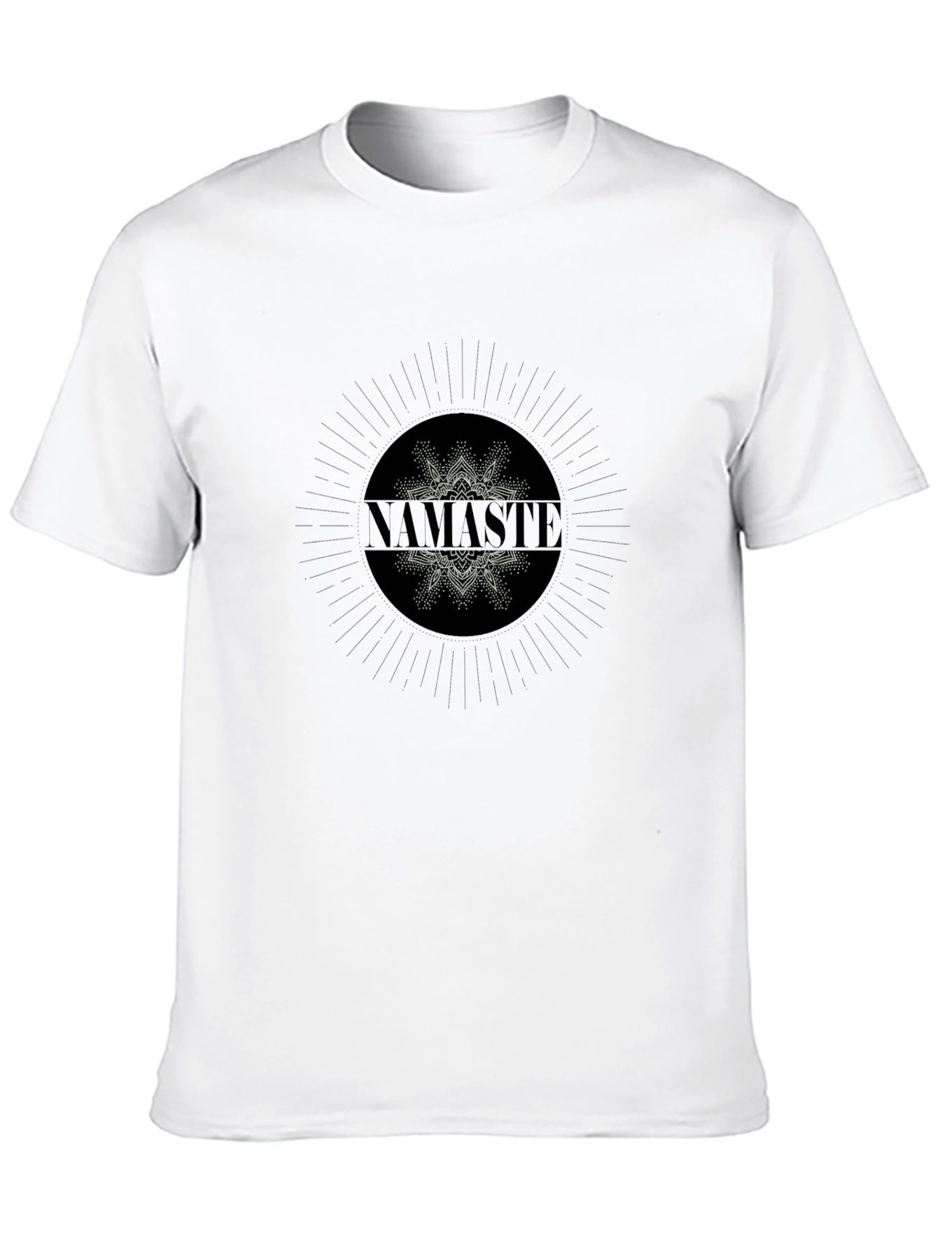 Namaste Graphic Black T-Shirt