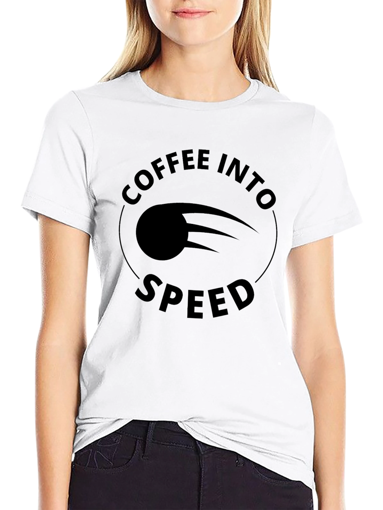 Coffee Into Speed Graphic T-Shirt