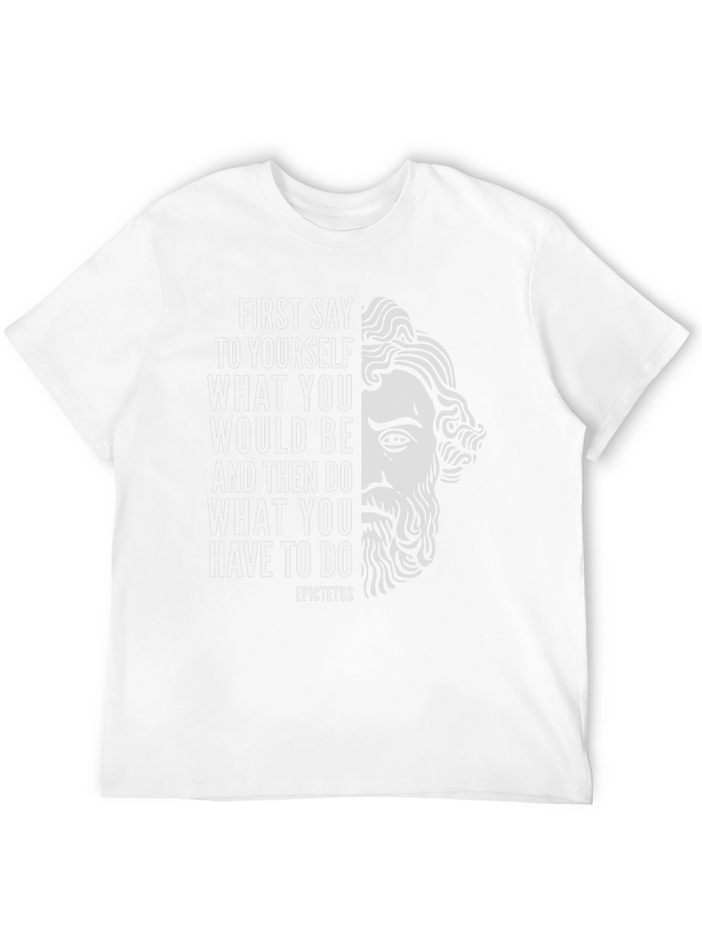 Epictetus Quote T-Shirt - Philosophical Statement Tee
