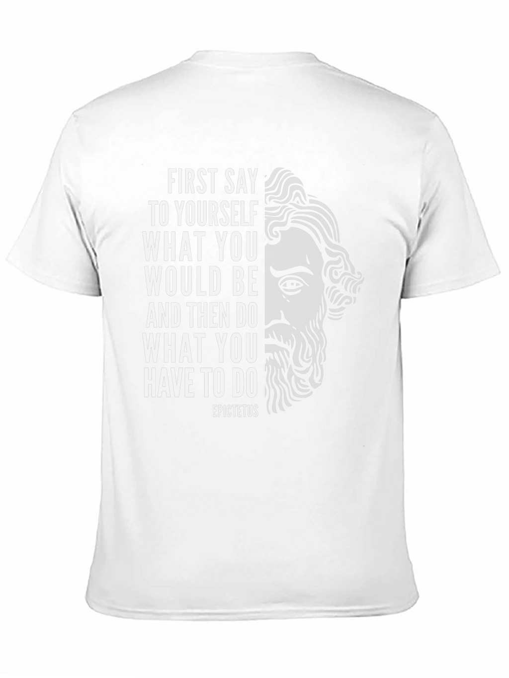 Epictetus Quote T-Shirt - Philosophical Statement Tee