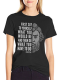 Epictetus Quote T-Shirt - Philosophical Statement Tee