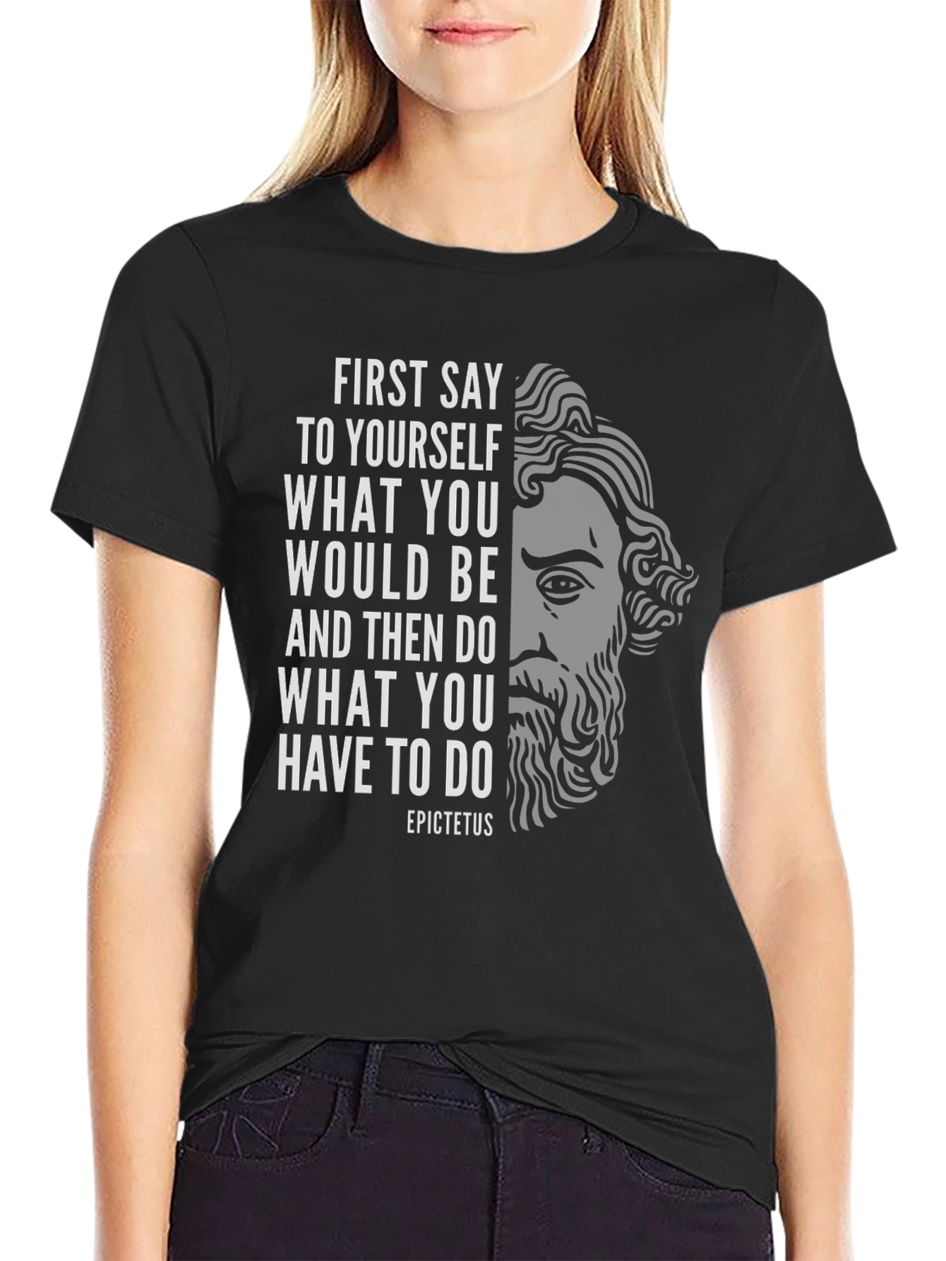 Epictetus Quote T-Shirt - Philosophical Statement Tee