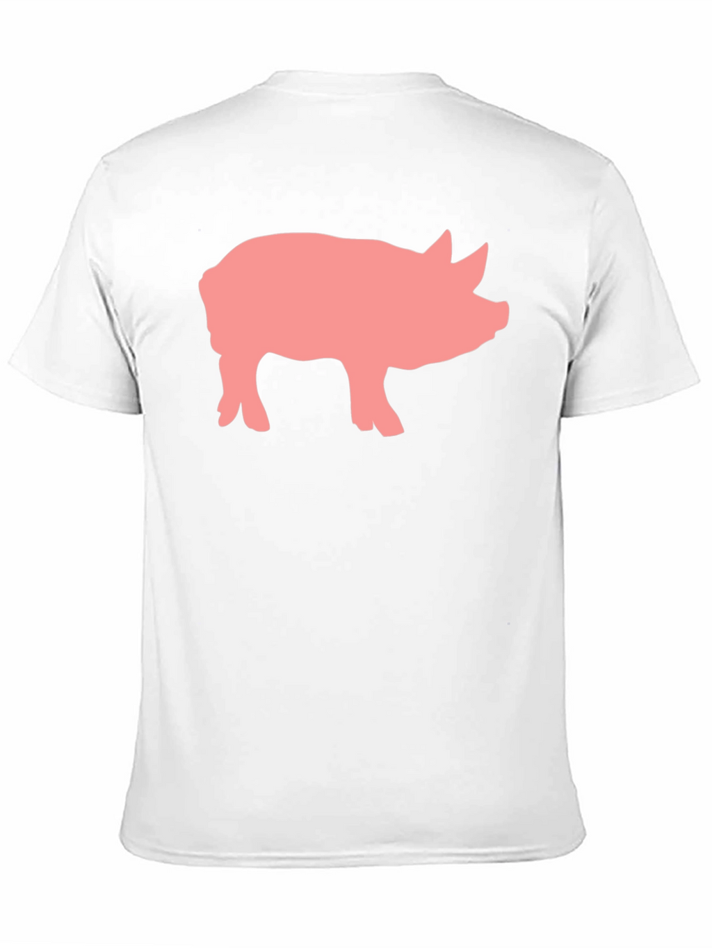 Pig Graphic Print Black Crew Neck T-Shirt