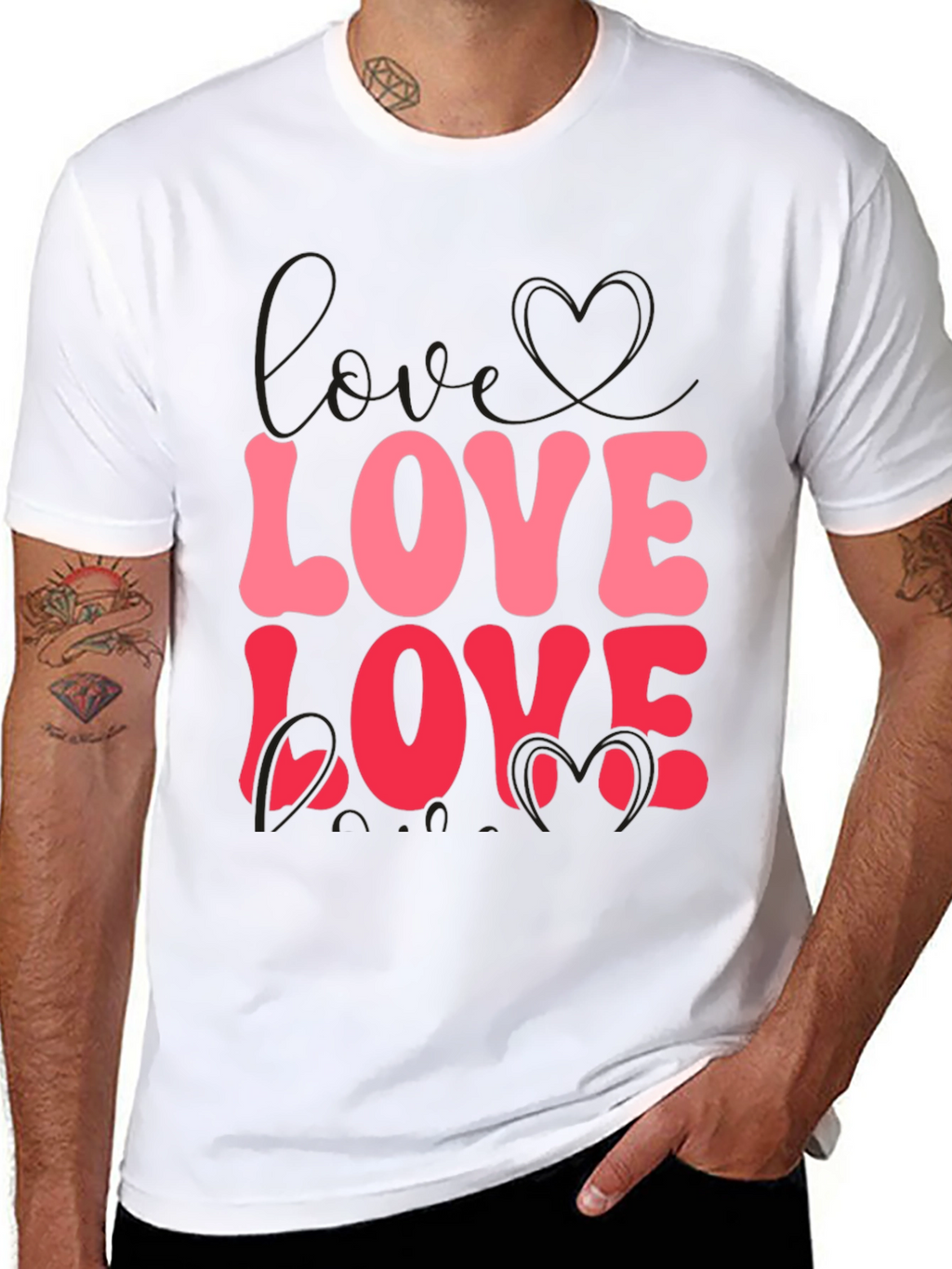 Love Graphic Tee - Valentines Day Gift