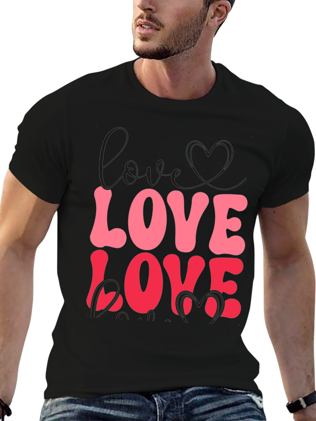 Love Graphic Tee - Valentines Day Gift