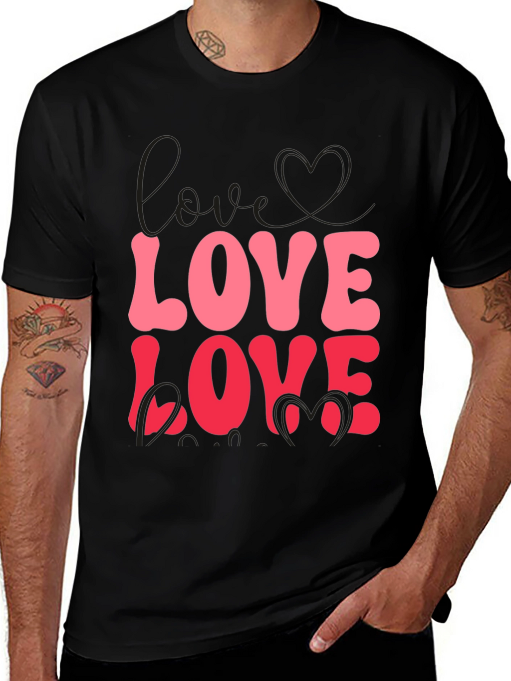 Love Graphic Tee - Valentines Day Gift