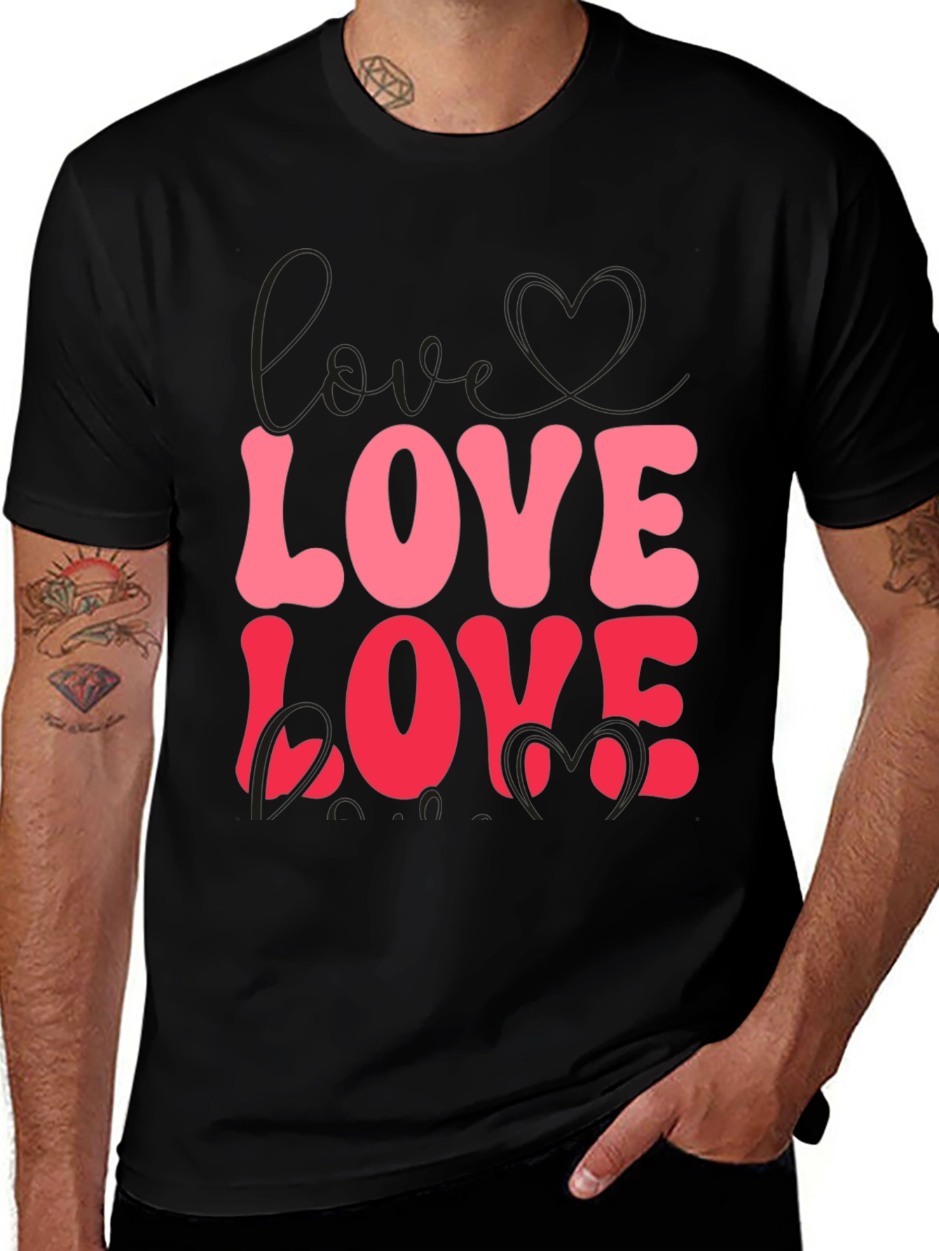 Love Graphic Tee - Valentines Day Gift