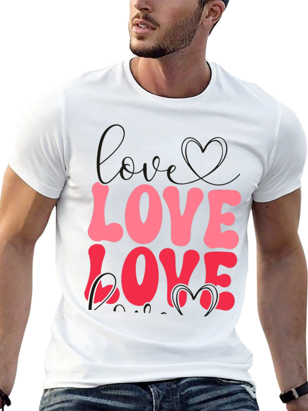 Love Graphic Tee - Valentines Day Gift