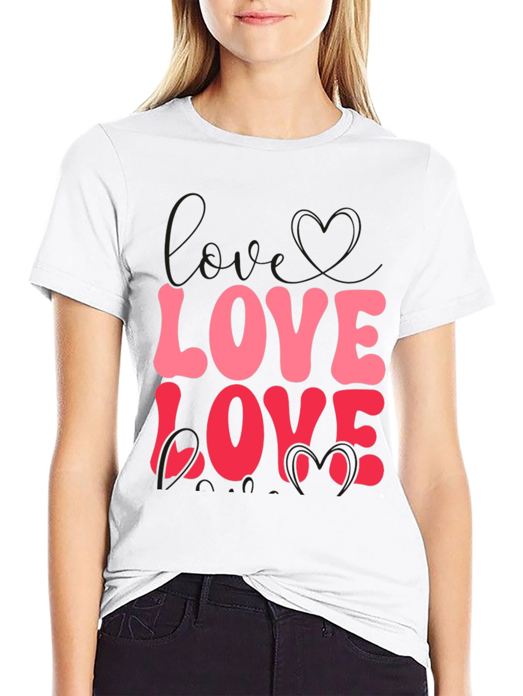 Love Graphic Tee - Valentines Day Gift