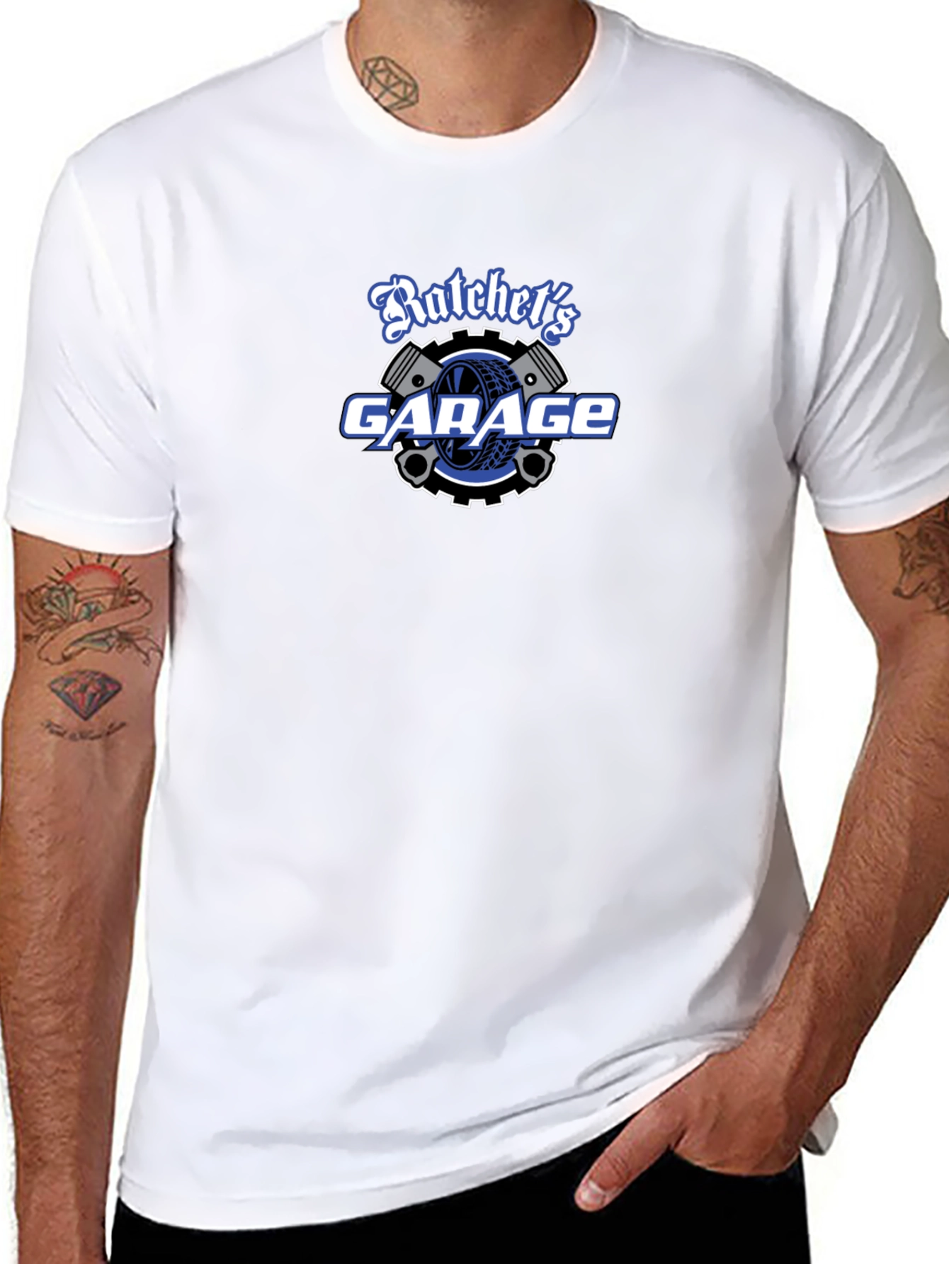 Ratchets Garage Graphic Tee - Black